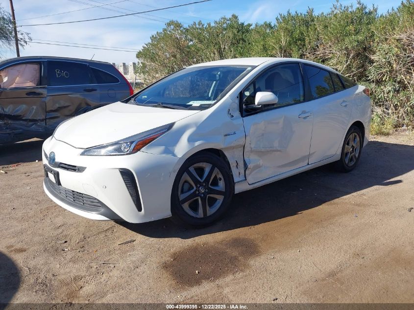2020 Toyota Prius Xle VIN: JTDKARFU8L3126016 Lot: 43999395