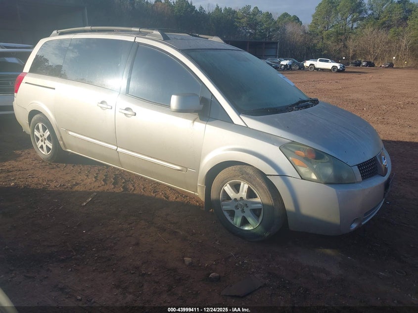 5N1BV28U34N356007 2004 Nissan Quest 3.5 Sl auction photo 1