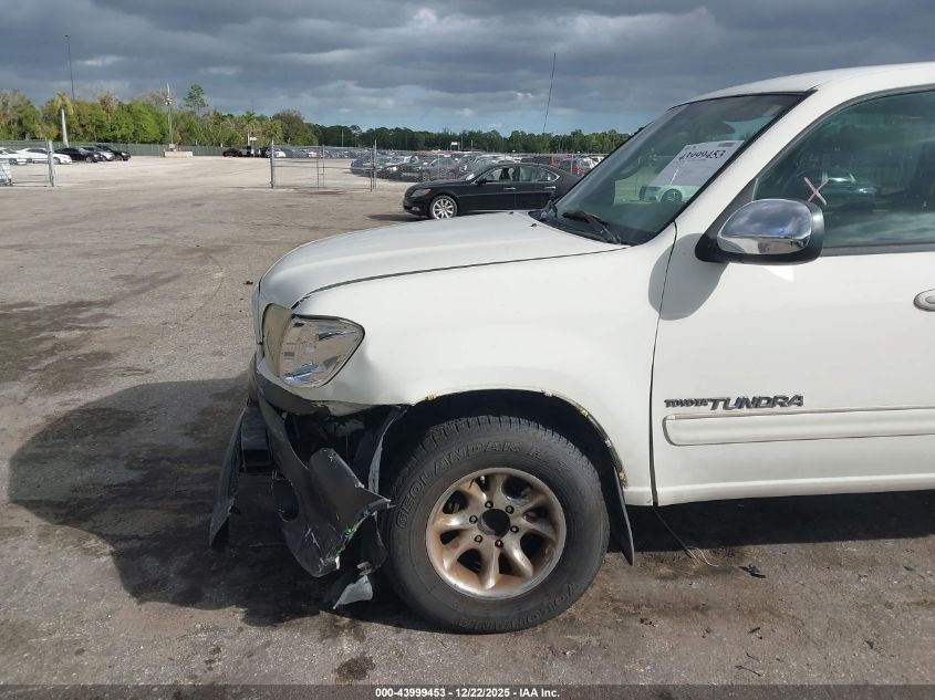 2006 Toyota Tundra Darrell Waltrip Edition/Sr5 V8 VIN: 5TBET34186S54610 Lot: 43999453