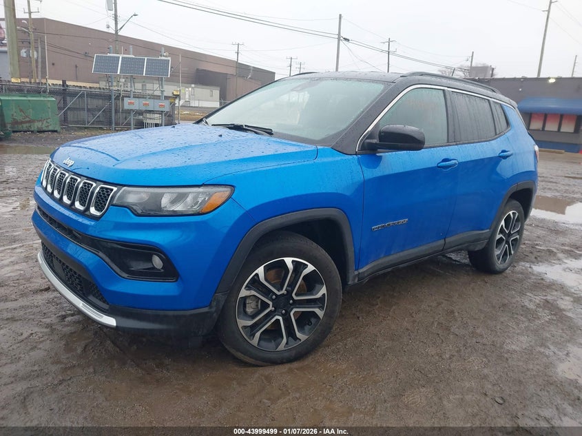 Vin: 3c4njdcn6pt535140, lot: 44495241, jeep compass limited 4x4 20232