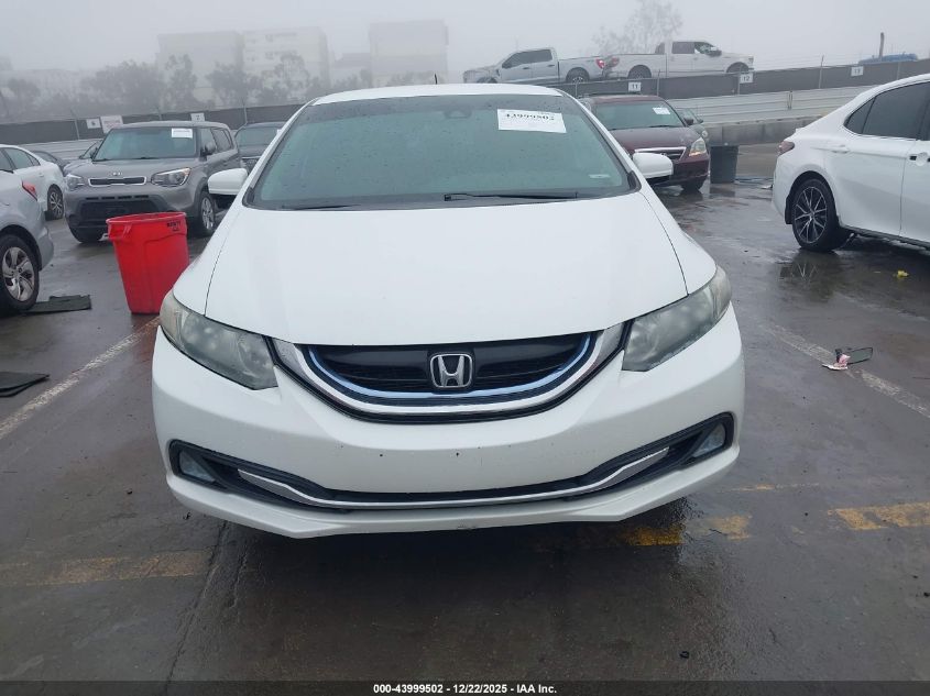 2014 Honda Civic Hybrid VIN: 19XFB4F24EE201631 Lot: 43999502