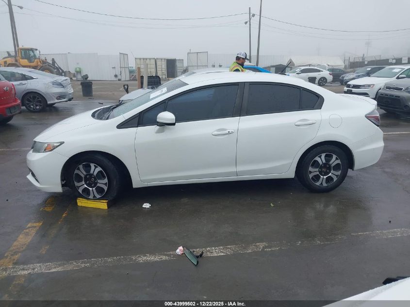 2014 Honda Civic Hybrid VIN: 19XFB4F24EE201631 Lot: 43999502