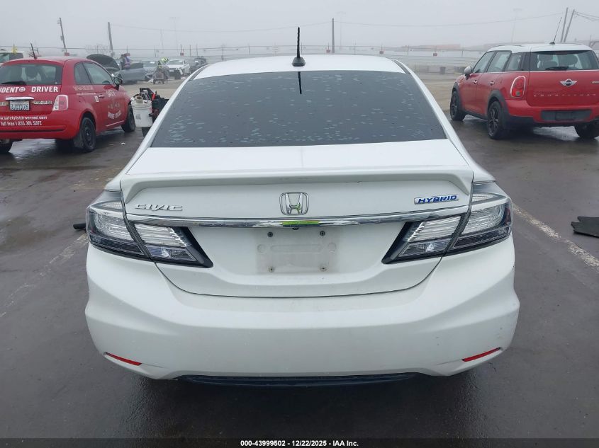 2014 Honda Civic Hybrid VIN: 19XFB4F24EE201631 Lot: 43999502