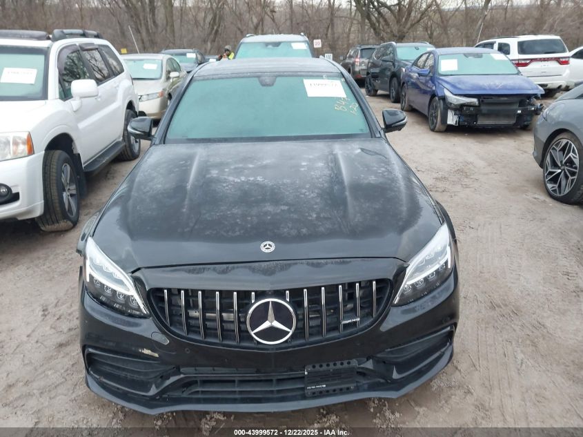2021 Mercedes-Benz Amg C 63 S VIN: W1KWF8HB2MR643535 Lot: 43999572