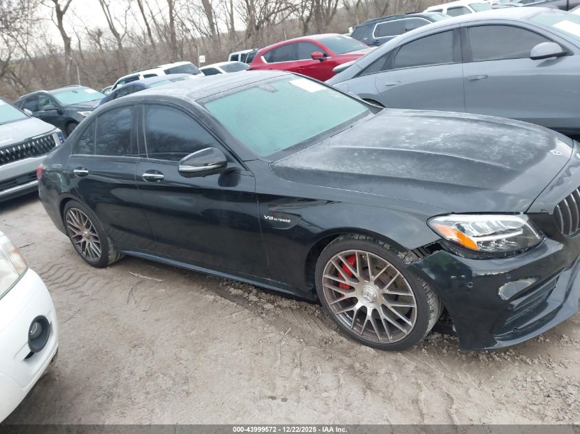 2021 Mercedes-Benz Amg C 63 S VIN: W1KWF8HB2MR643535 Lot: 43999572