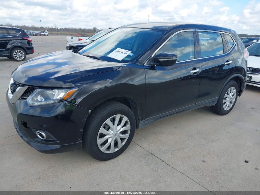 2015 Nissan Rogue S VIN: KNMAT2MV2FP543167 Lot: 43999630