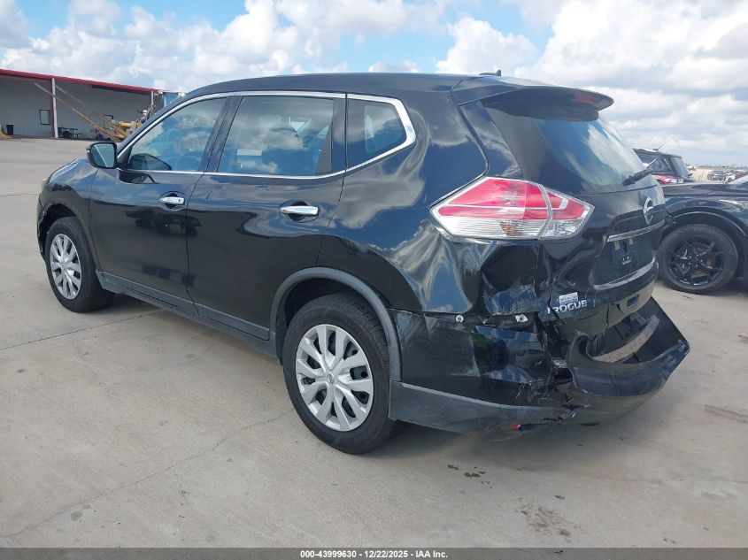2015 Nissan Rogue S VIN: KNMAT2MV2FP543167 Lot: 43999630