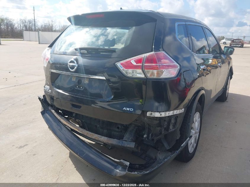 2015 Nissan Rogue S VIN: KNMAT2MV2FP543167 Lot: 43999630