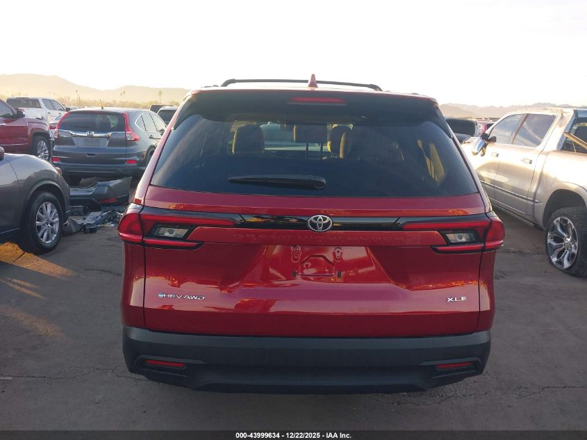 2025 Toyota Grand Highlander Hybrid Xle VIN: 5TDACAB55SS053108 Lot: 43999634