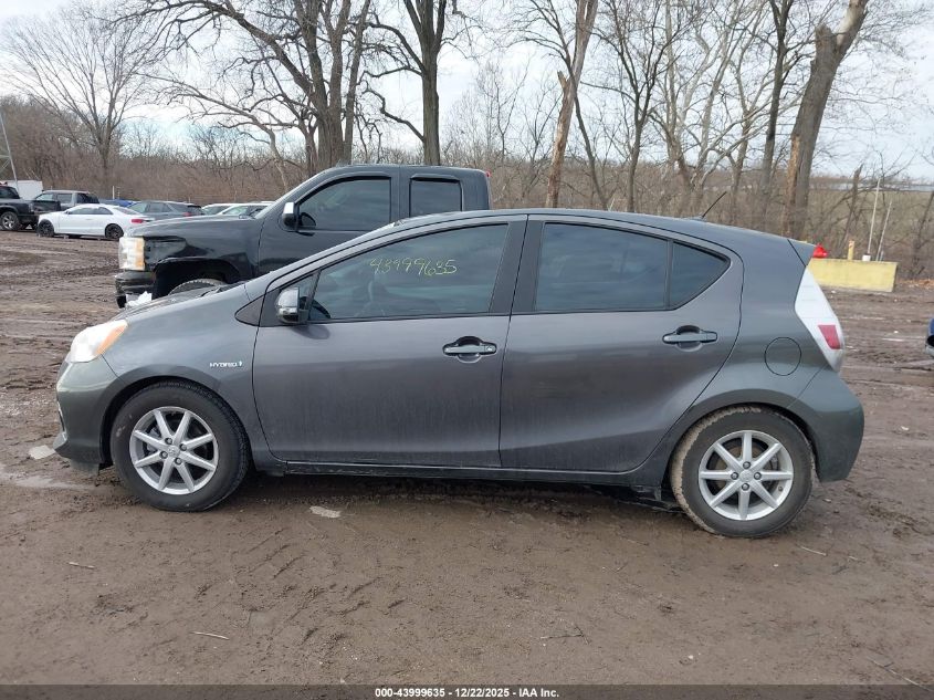 2014 Toyota Prius C Four VIN: JTDKDTB33E1559162 Lot: 43999635