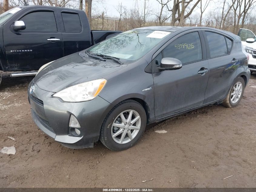 2014 Toyota Prius C Four VIN: JTDKDTB33E1559162 Lot: 43999635