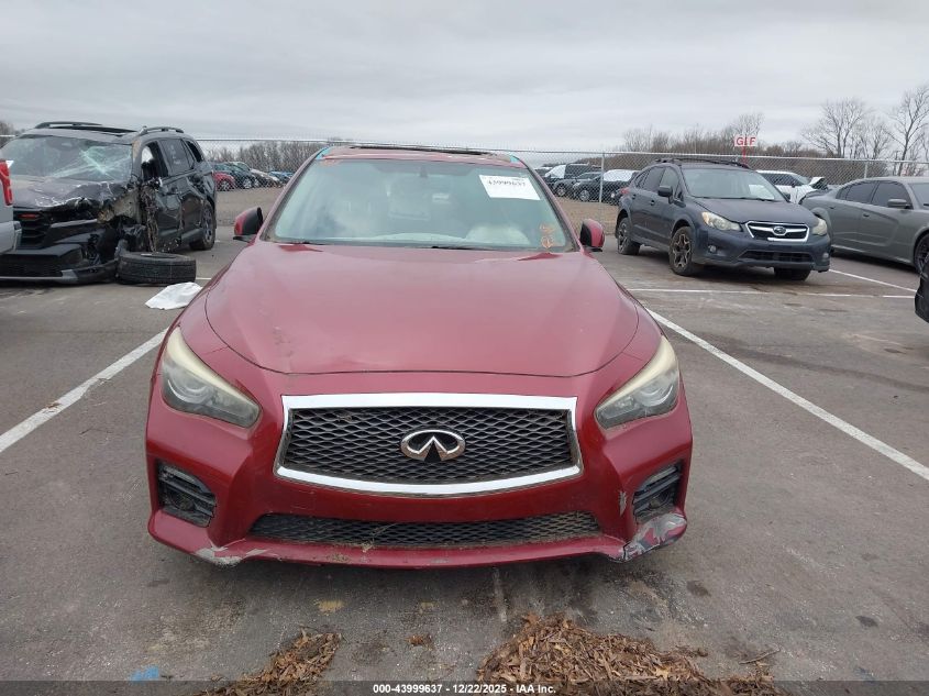 2014 Infiniti Q50 Hybrid Sport VIN: JN1AV7AP0EM690796 Lot: 43999637