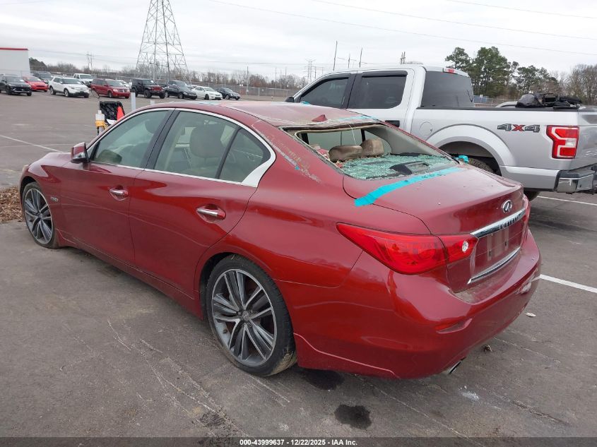 2014 Infiniti Q50 Hybrid Sport VIN: JN1AV7AP0EM690796 Lot: 43999637