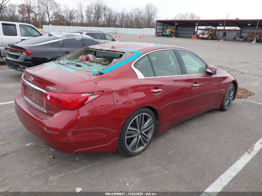 2014 Infiniti Q50 Hybrid Sport VIN: JN1AV7AP0EM690796 Lot: 43999637