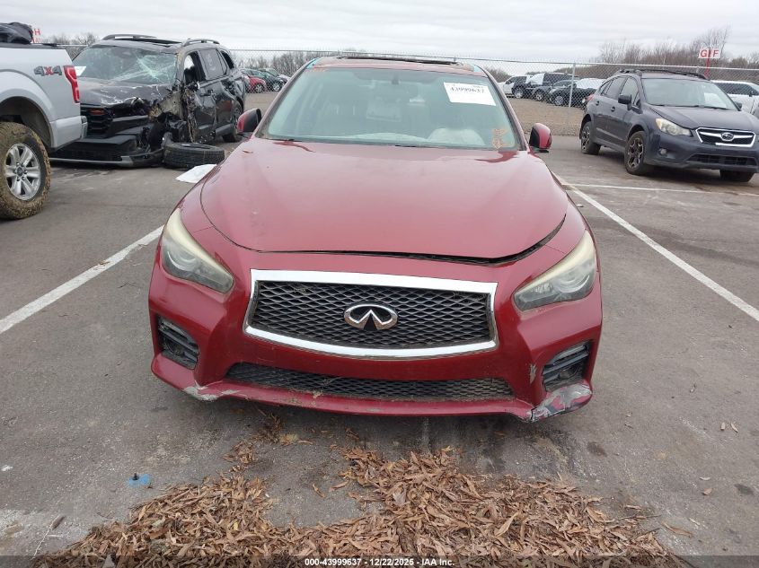 2014 Infiniti Q50 Hybrid Sport VIN: JN1AV7AP0EM690796 Lot: 43999637