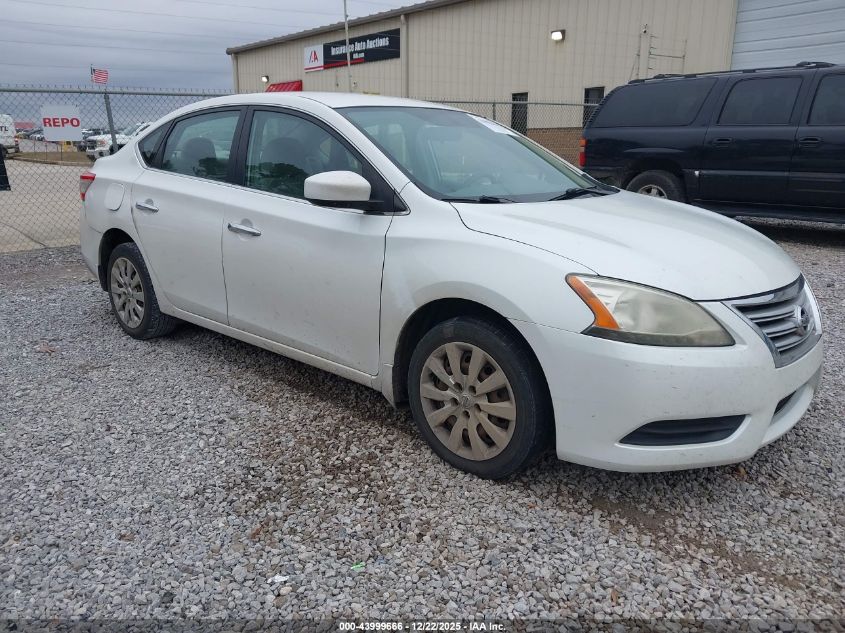 2013 Nissan Sentra S VIN: 3N1AB7AP8DL740538 Lot: 43999666