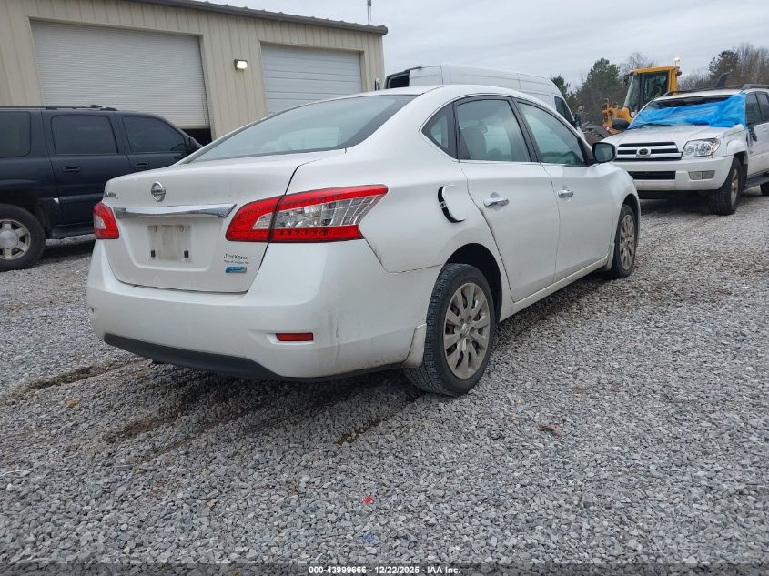 2013 Nissan Sentra S VIN: 3N1AB7AP8DL740538 Lot: 43999666