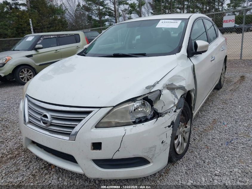 2013 Nissan Sentra S VIN: 3N1AB7AP8DL740538 Lot: 43999666