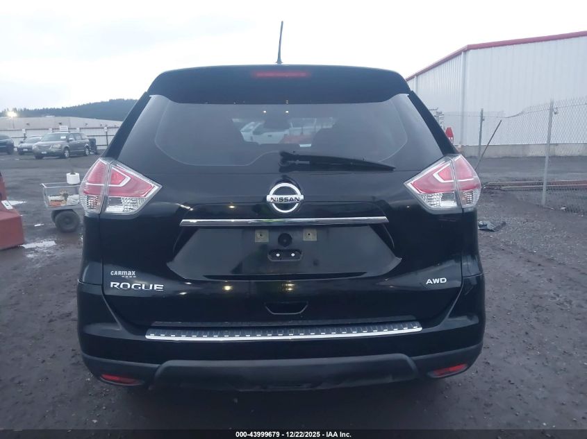 2015 Nissan Rogue S VIN: KNMAT2MV6FP580447 Lot: 43999679