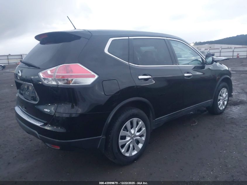 2015 Nissan Rogue S VIN: KNMAT2MV6FP580447 Lot: 43999679
