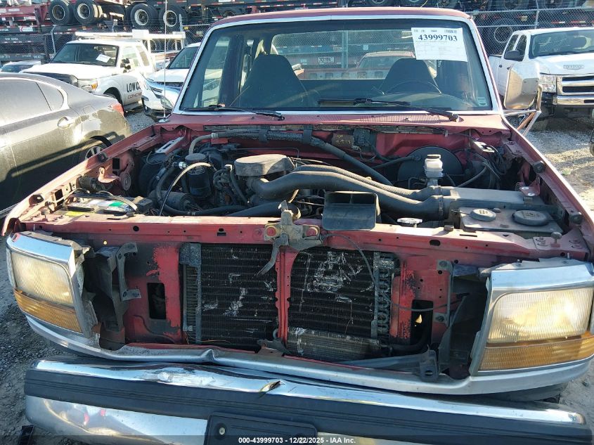 1992 Ford F150 VIN: 1FTEX15N8NKA49390 Lot: 43999703