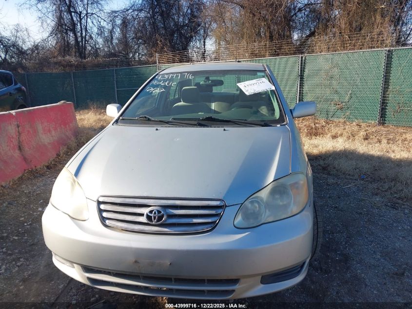 2003 Toyota Corolla Le VIN: 2T1BR32E73C079606 Lot: 43999716