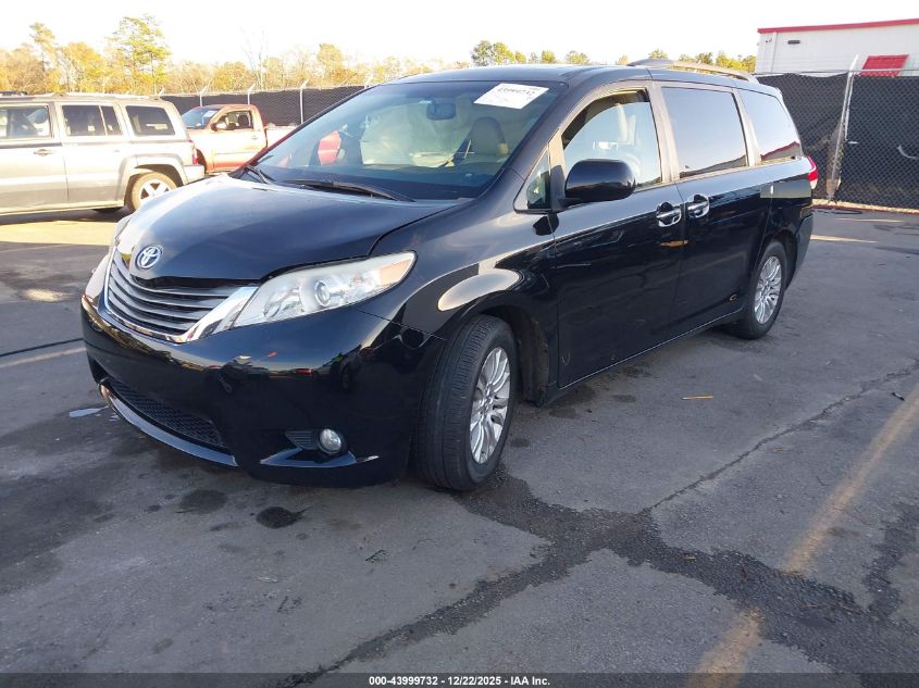 2014 Toyota Sienna Xle V6 8 Passenger VIN: 5TDYK3DCXES510007 Lot: 43999732
