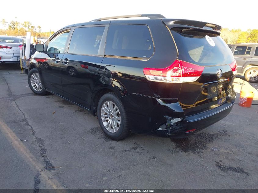 2014 Toyota Sienna Xle V6 8 Passenger VIN: 5TDYK3DCXES510007 Lot: 43999732