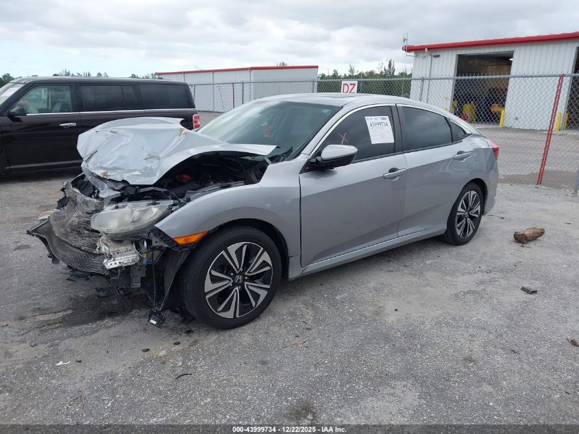 2017 Honda Civic Ex-L VIN: 19XFC1F71HE006212 Lot: 43999734