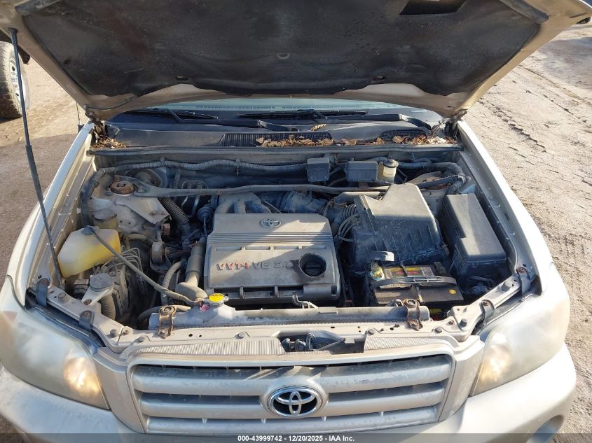 2006 Toyota Highlander V6 VIN: JTEEP21A560178818 Lot: 43999742