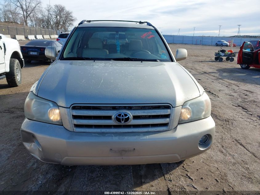 2006 Toyota Highlander V6 VIN: JTEEP21A560178818 Lot: 43999742