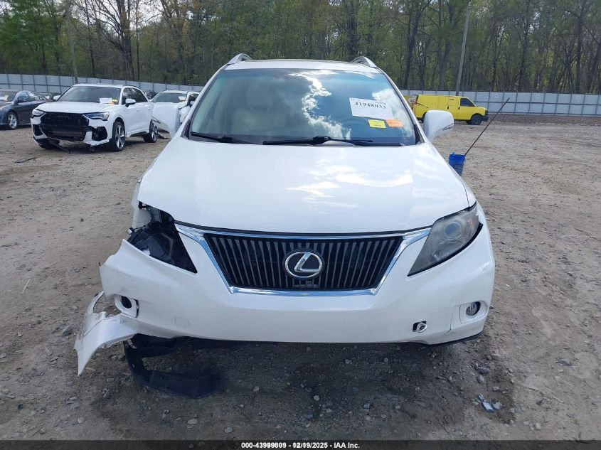 2012 Lexus Rx 350 VIN: 2T2BK1BA9CC131013 Lot: 43999809