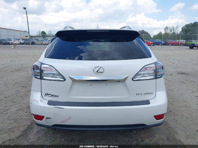 2012 Lexus Rx 350 VIN: 2T2BK1BA9CC131013 Lot: 43999809