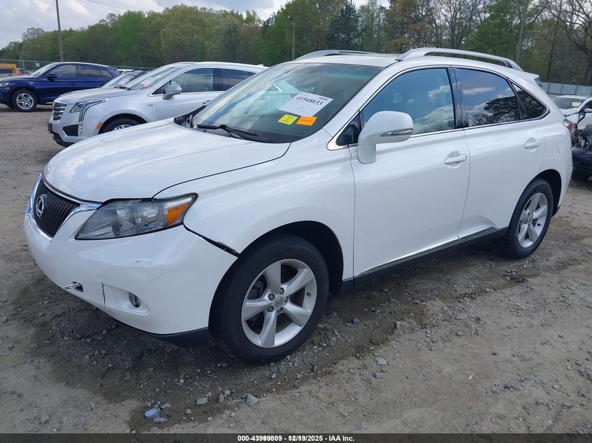 2012 Lexus Rx 350 3.5 white Lot 111043999809 Vin 2T2BK1BA9CC131013