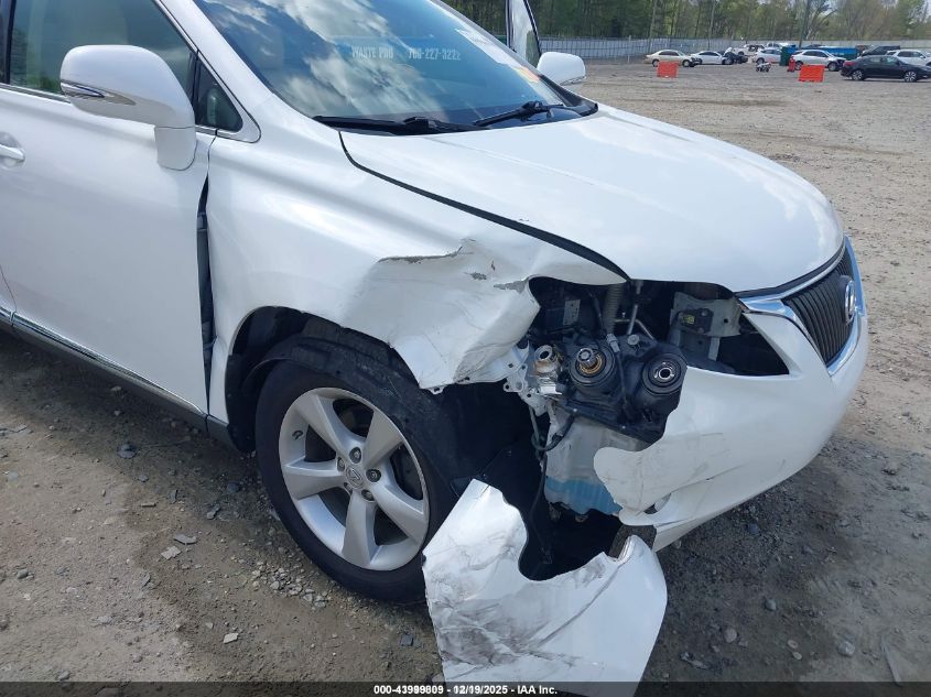 2012 Lexus Rx 350 VIN: 2T2BK1BA9CC131013 Lot: 43999809
