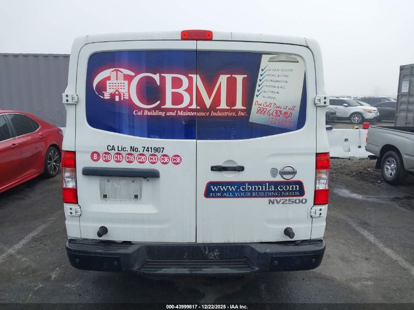 2018 Nissan Nv Cargo Nv2500 Hd Sv V6 VIN: 1N6BF0KY1JN811589 Lot: 43999817