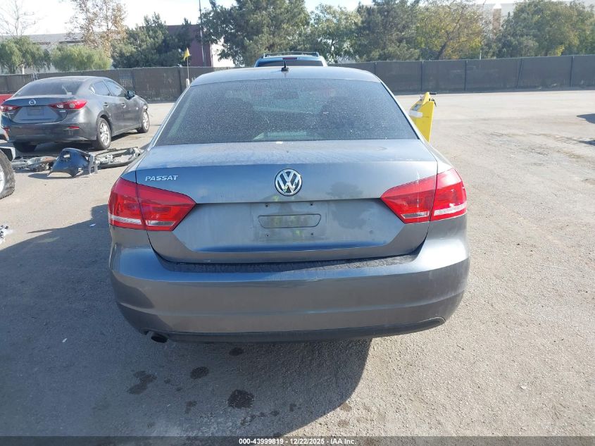 2013 Volkswagen Passat S VIN: 1VWAP7A3XDC048818 Lot: 43999819