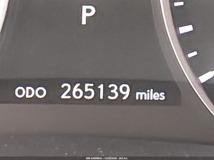 2013 Lexus Es 300H VIN: JTHBW1GG9D2019963 Lot: 43999843