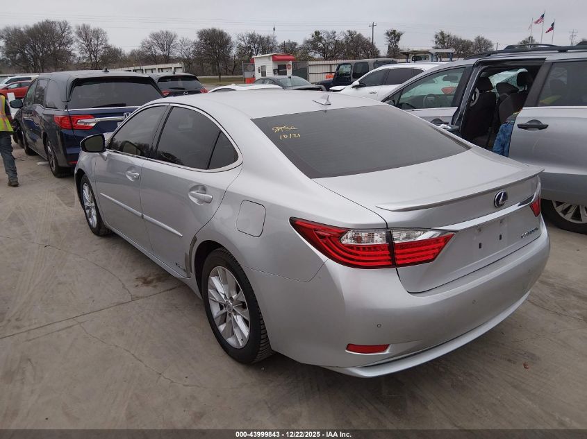 2013 Lexus Es 300H VIN: JTHBW1GG9D2019963 Lot: 43999843
