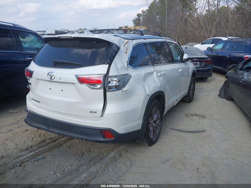 2014 Toyota Highlander Xle V6