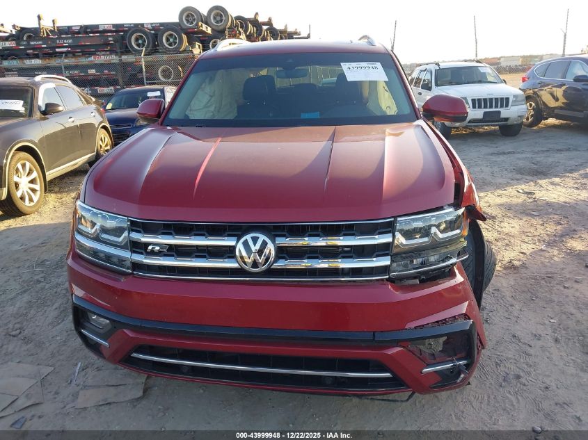 2019 Volkswagen Atlas 3.6L V6 Sel R-Line VIN: 1V2SR2CA3KC506582 Lot: 43999948