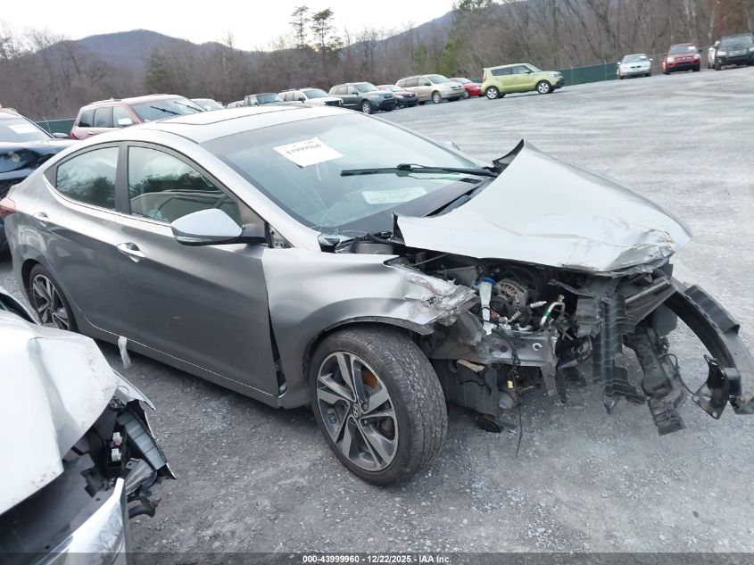 2014 Hyundai Elantra Limited VIN: KMHDH4AE5EU103549 Lot: 43999960