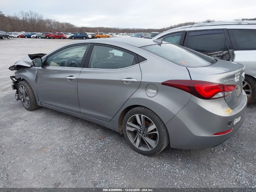 2014 Hyundai Elantra Limited VIN: KMHDH4AE5EU103549 Lot: 43999960