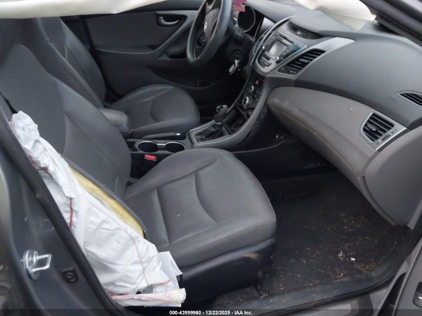2014 Hyundai Elantra Limited VIN: KMHDH4AE5EU103549 Lot: 43999960