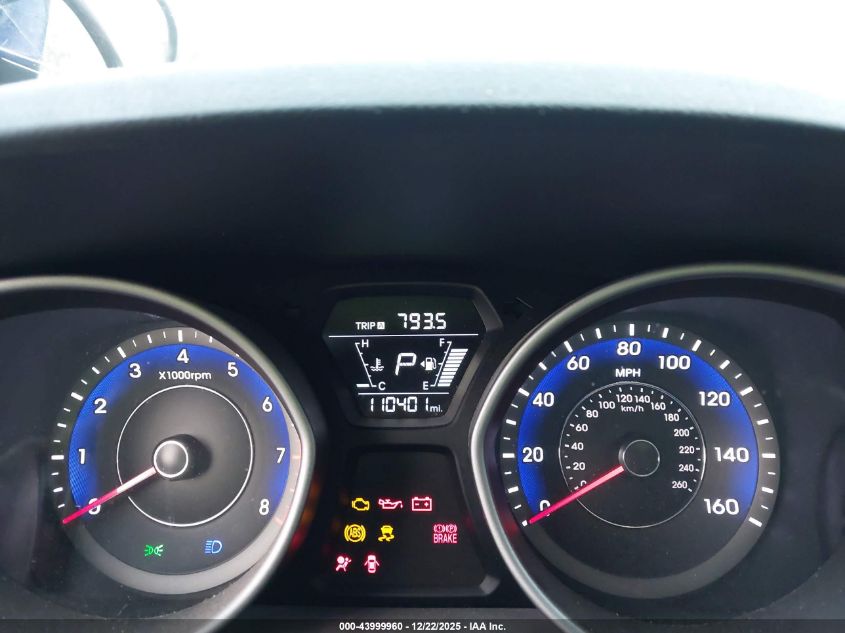 2014 Hyundai Elantra Limited VIN: KMHDH4AE5EU103549 Lot: 43999960