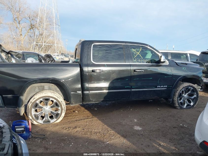 2019 Ram 1500 Limited 4X4 5'7 Box VIN: 1C6SRFHT8KN508326 Lot: 43999973