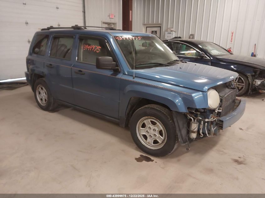 2007 Jeep Patriot Sport VIN: 1J8FF28W77D299902 Lot: 43999975