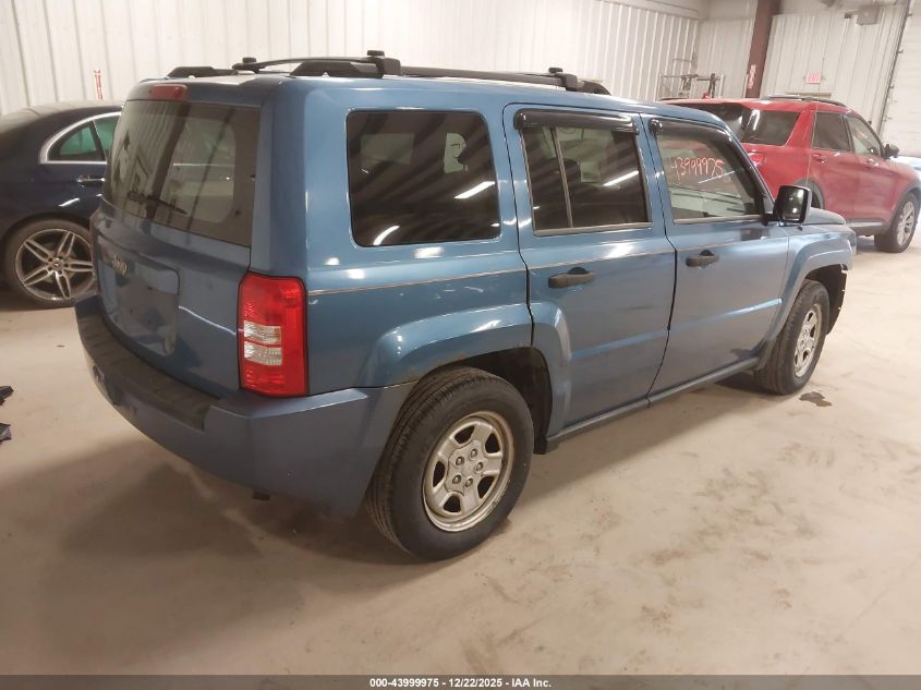 2007 Jeep Patriot Sport VIN: 1J8FF28W77D299902 Lot: 43999975