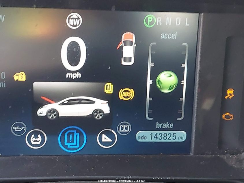 2013 Chevrolet Volt VIN: 1G1RH6E47DU135000 Lot: 43999986