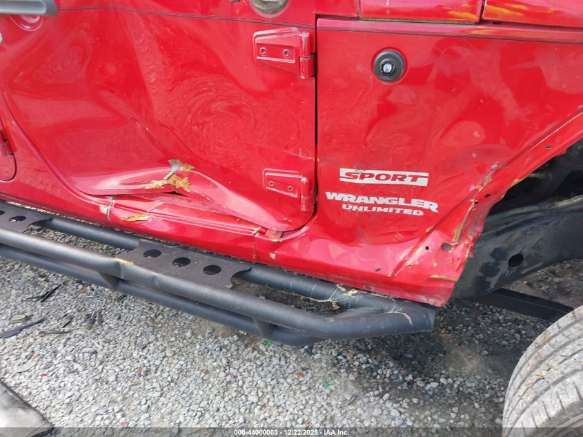 2010 Jeep Wrangler Unlimited Sport VIN: 1J4BA3H11AL101448 Lot: 44000003